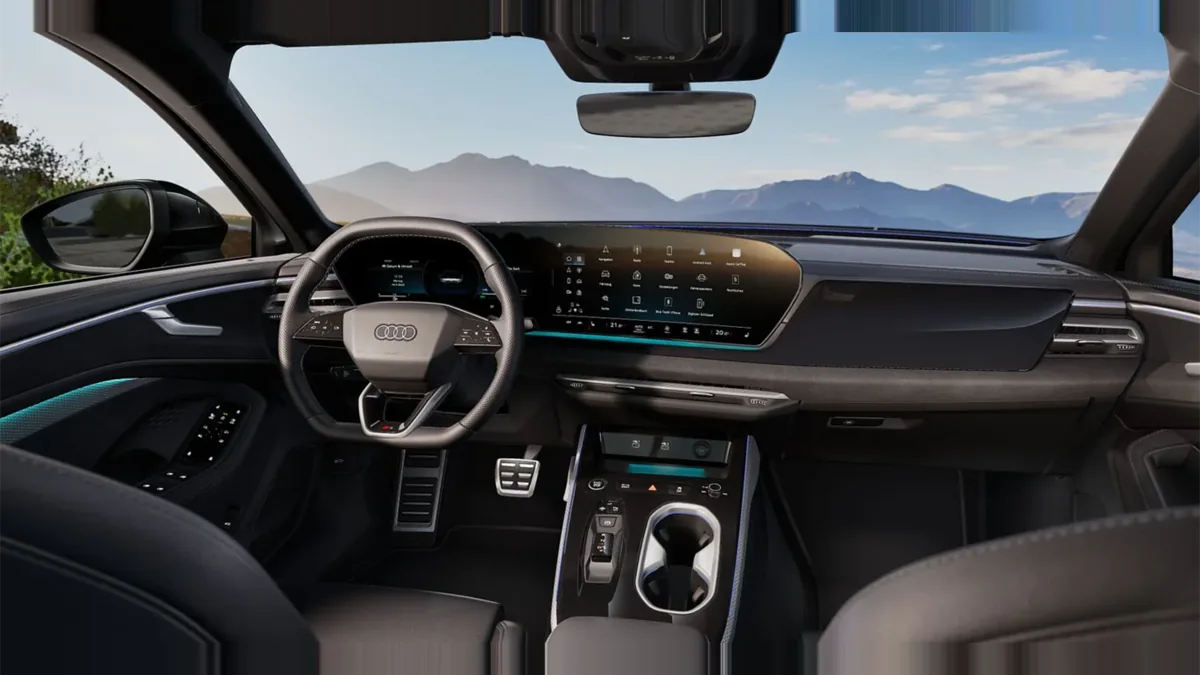 Audi A6 TDI 150kW (204CV) S Tronic Black Line en renting para particulares en Sevilla — Delantera