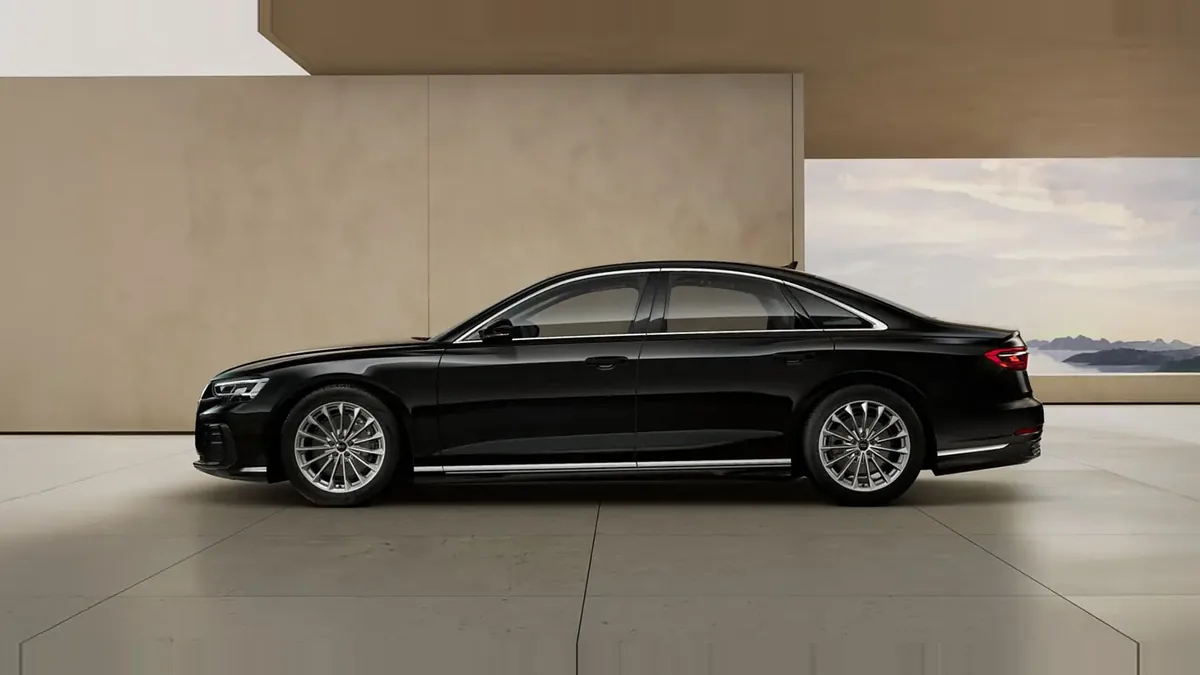 Audi A8 50 TDI 210kW (286CV) Quattro Tiptronic en renting para particulares en Sevilla — Lateral