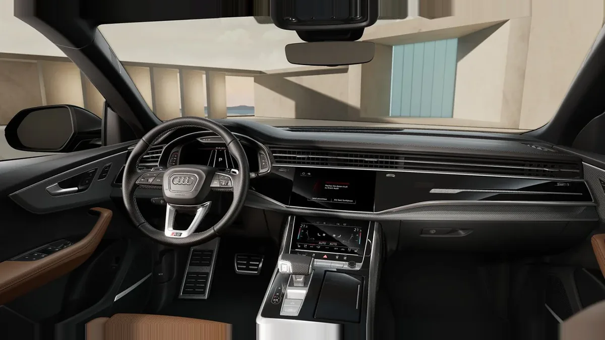 Audi RS Q8 441kW TipTronic en renting para particulares en Sevilla — Delantera