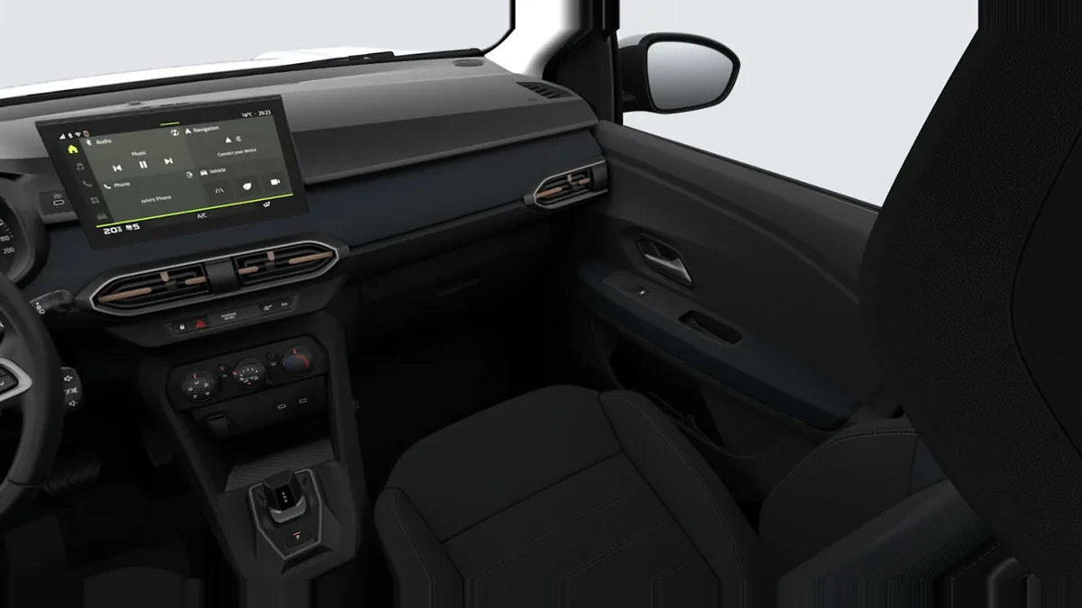 Dacia Sandero Stepway Expression ECO-G 120 AT en renting para particulares en Sevilla — Interior