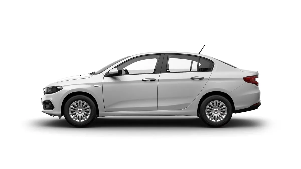 Fiat Tipo Sedán 1.6 Diésel 96kW (130CV) en renting para particulares en Sevilla — Lateral