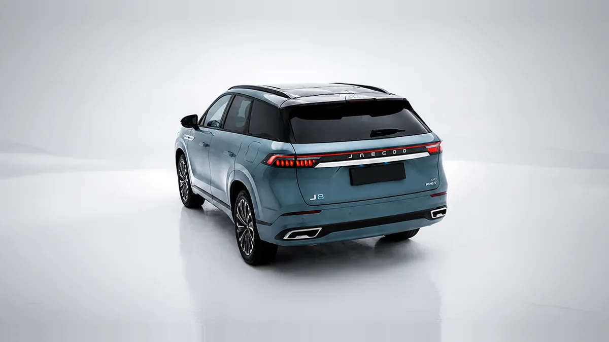Jaecoo 8 PHEV Exclusive 1.5 TGDI 3DHT AWD 7p. en renting para particulares en Sevilla — Lateral