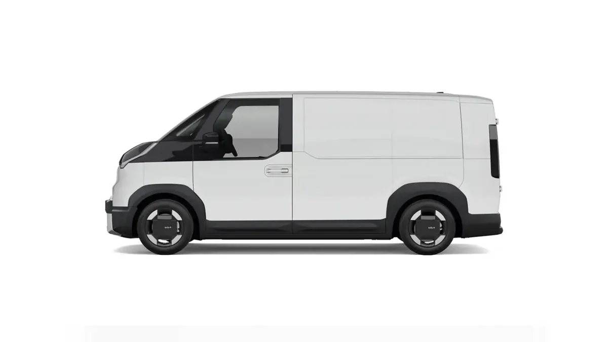 Kia PV5 Cargo L2H1 LR Essential en renting para particulares en Sevilla — Lateral