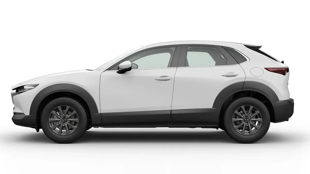 Mazda CX 30 2.5L e-SkyAct G MHEV 103kW Prime-Line en renting para particulares en Sevilla — Lateral