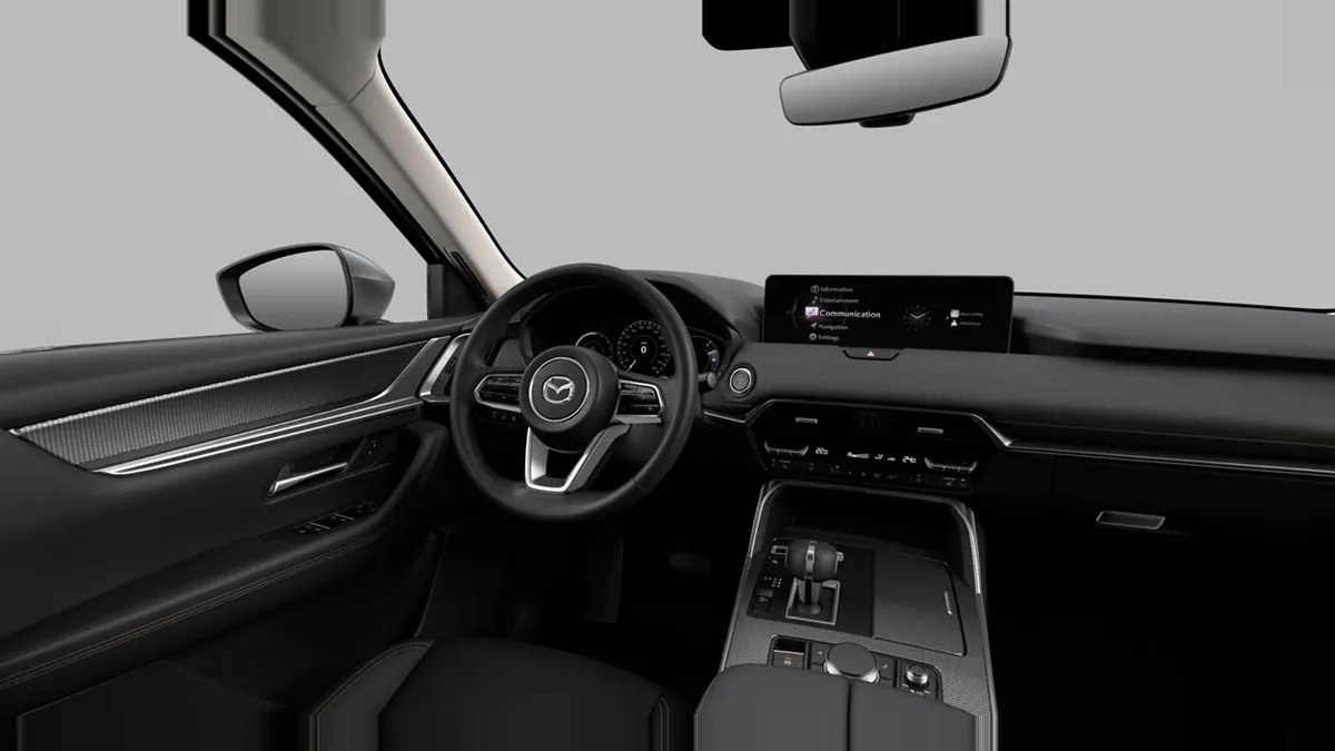 Mazda CX-60 e-Skyactiv MHEV RWD Exclusive-Line II en renting para particulares en Sevilla — Interior