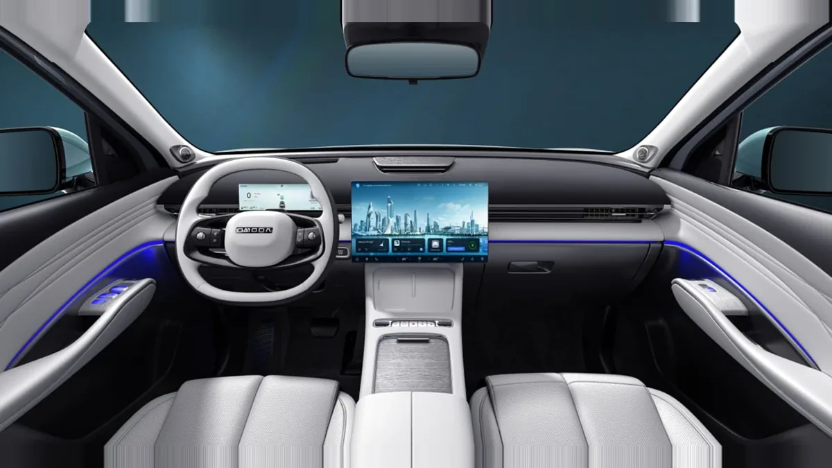 Omoda 7 1.5 TGDI PHEV Premium 279CV en renting para particulares en Sevilla — Trasera