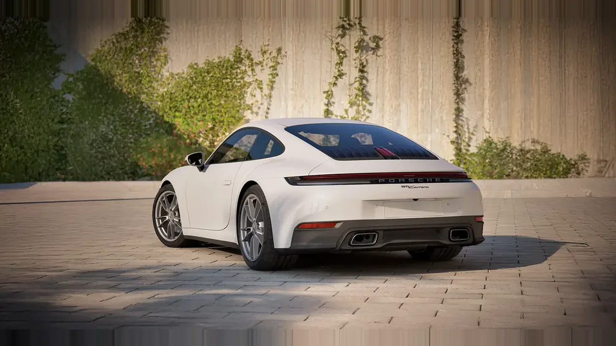Porsche 911 Carrera en renting para particulares en Sevilla — Trasera