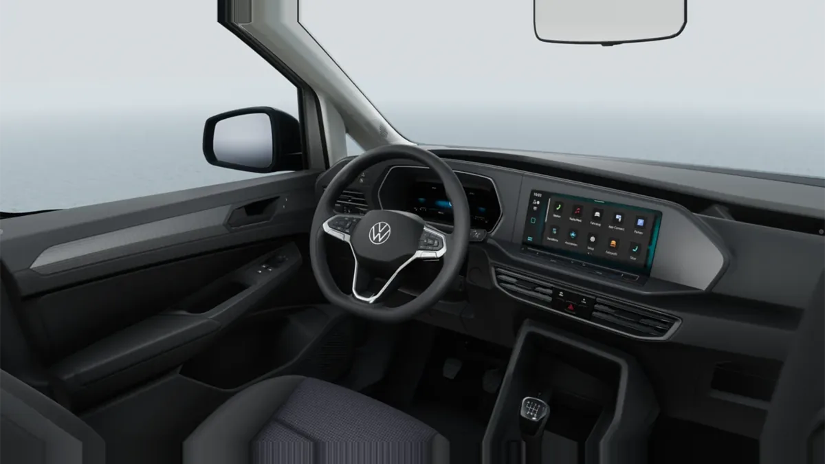 Volkswagen Caddy Cargo 2.0 TDI 75kW (102CV) - FRÍO POSITIVO en renting para particulares en Sevilla — Interior